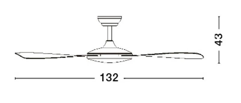 Blaire Ventilator Ø 132cm