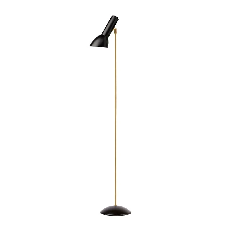 OBLIQUE GULVLAMPE MESSING SORT