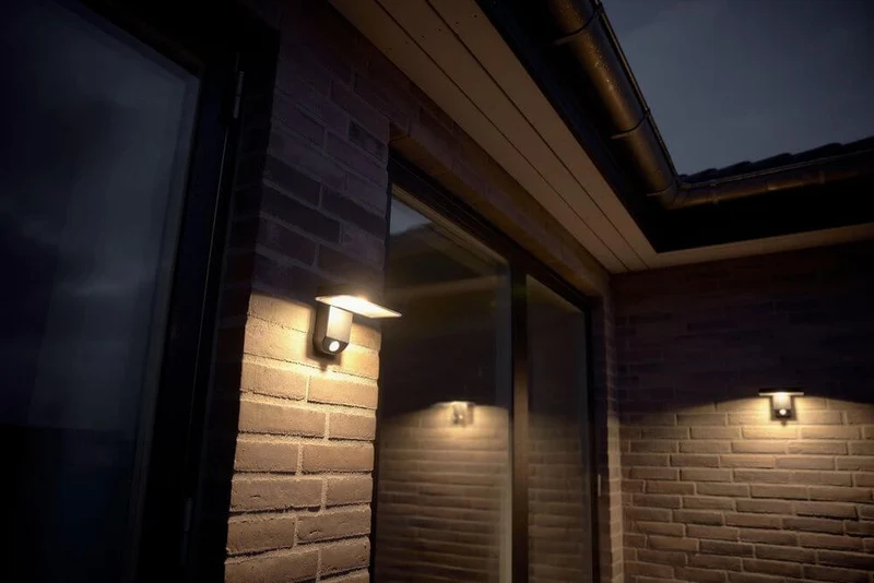 LED Außenwandlampe Rica Square Solar IP44