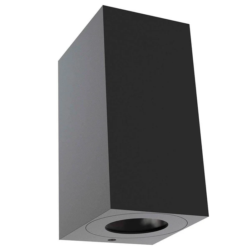 Außen-Wandleuchte Canto Maxi Kubi 2 IP44 Schwarz