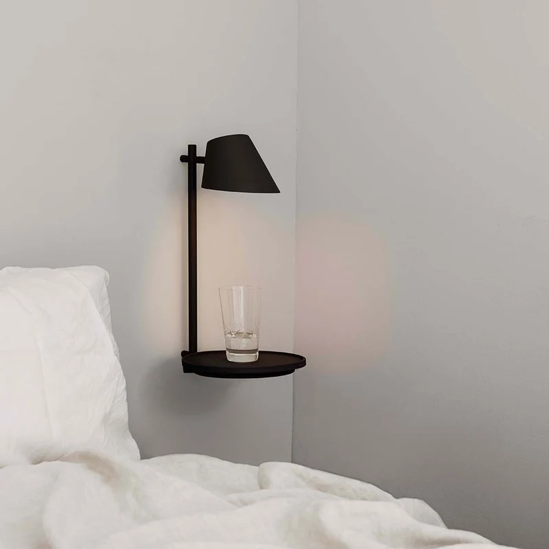 LED Wandleuchte Stay mit USB Schwarz