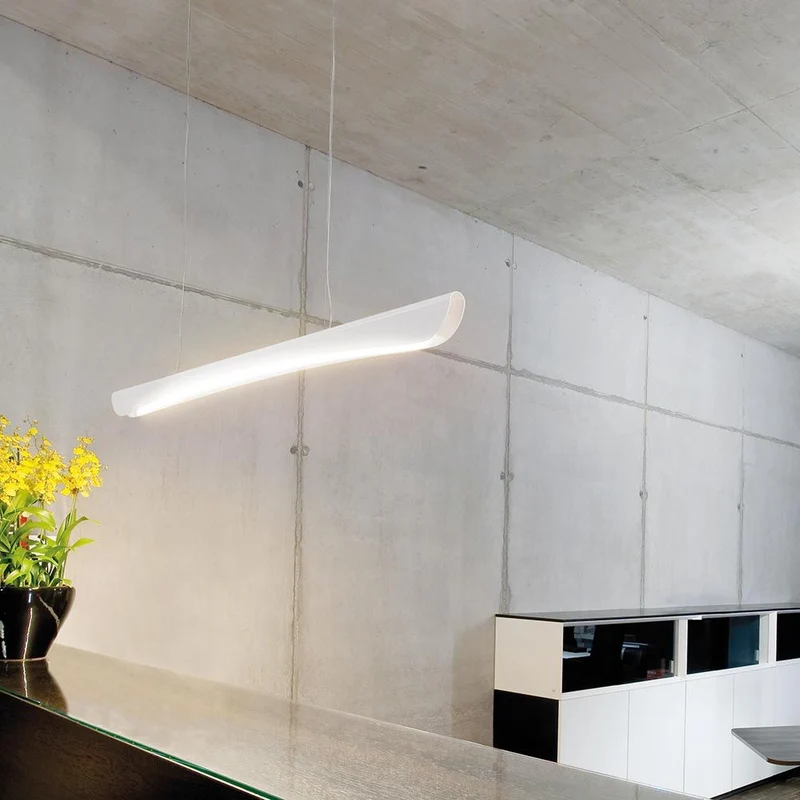Stretto LED Pendelleuchte 135cm 1690 Lumen Weiß