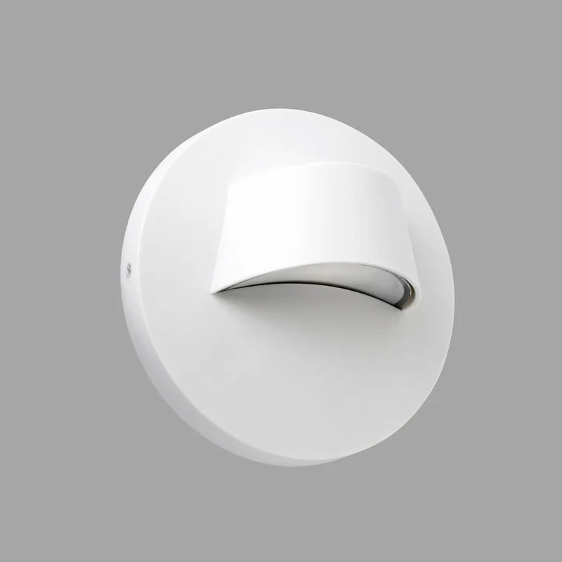 LED Außenwandleuchte BROW 3000K IP44 Weiß