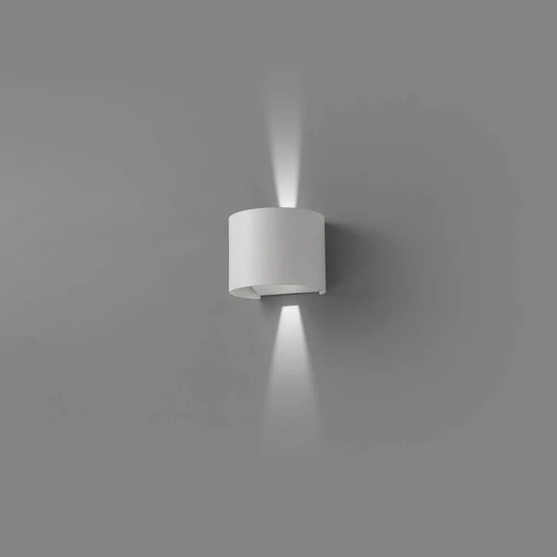 LED Außenwandleuchte SUNSET 2x3W 3000K IP54 Weiß