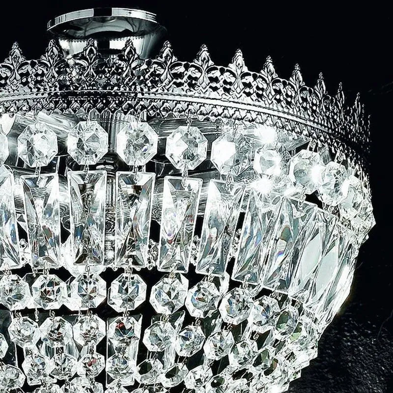 Cupola Nickel Deckenleuchte 3-flammig Nickel glänzend Ø 40cm