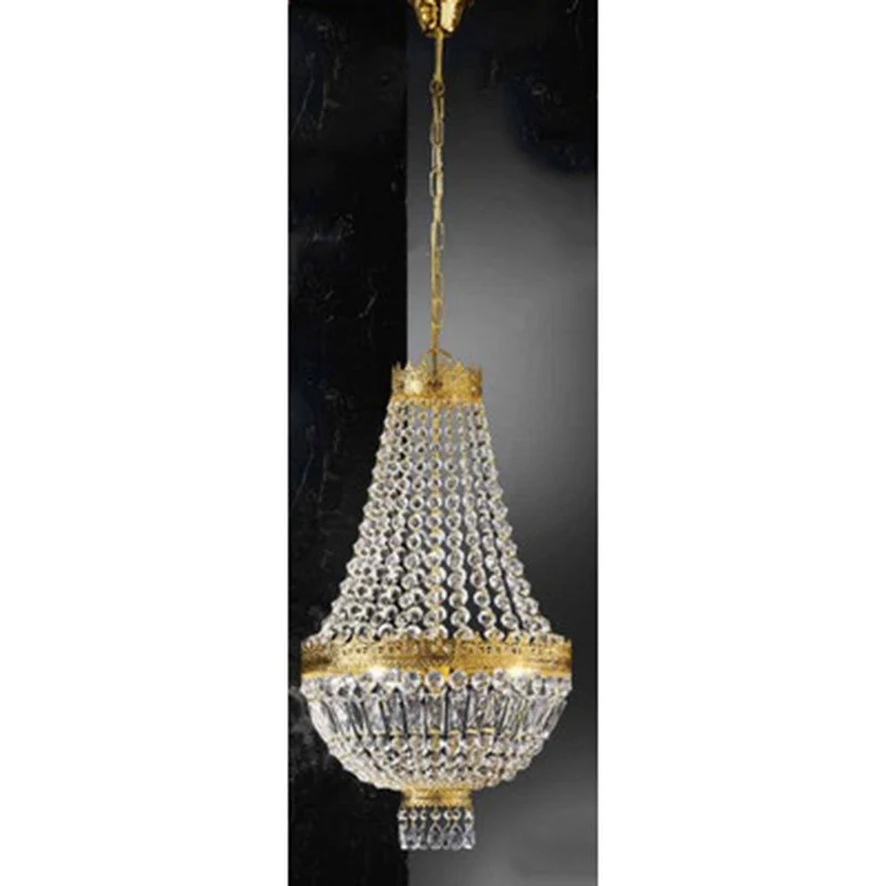 Cupola Gold Pendelleuchteleuchte 3-flammig 24 Karat verGoldet Ø 40cm