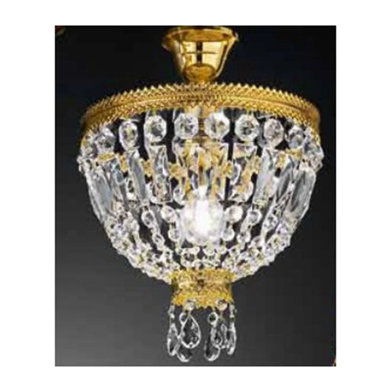 Cupola Gold Deckenleuchte 24 Karat verGoldet Ø 30cm
