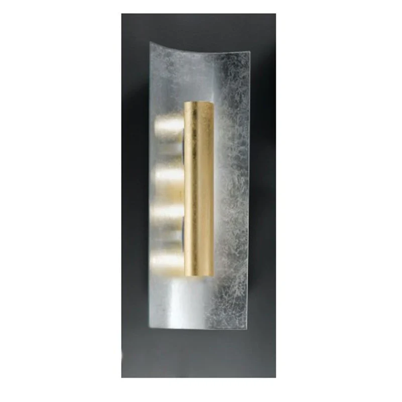 Aura Silber Wand- & Deckenleuchte 3-flammig Silber Gold 60cm