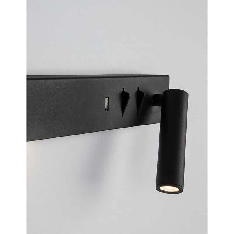 Nova Luce Vida LED Lese- & Wandlampe Metall mit USB