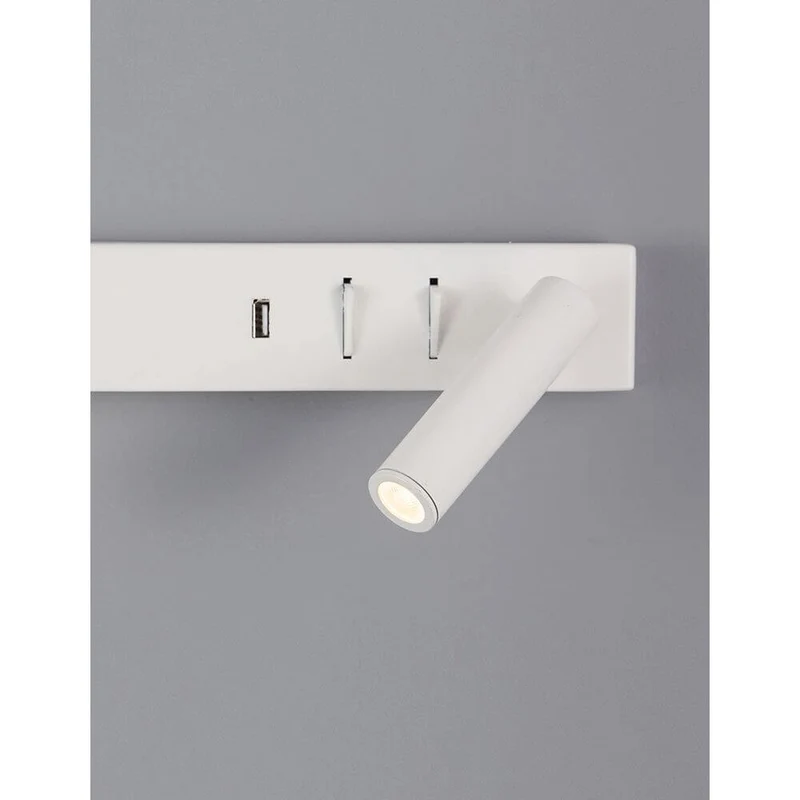 Nova Luce Vida LED Lese- & Wandlampe Metall mit USB