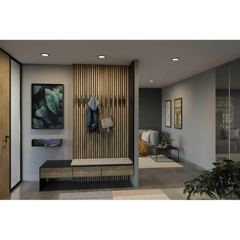 VariFit LED Einbaupanel Areo Rund Ø 11,8 Schwarz