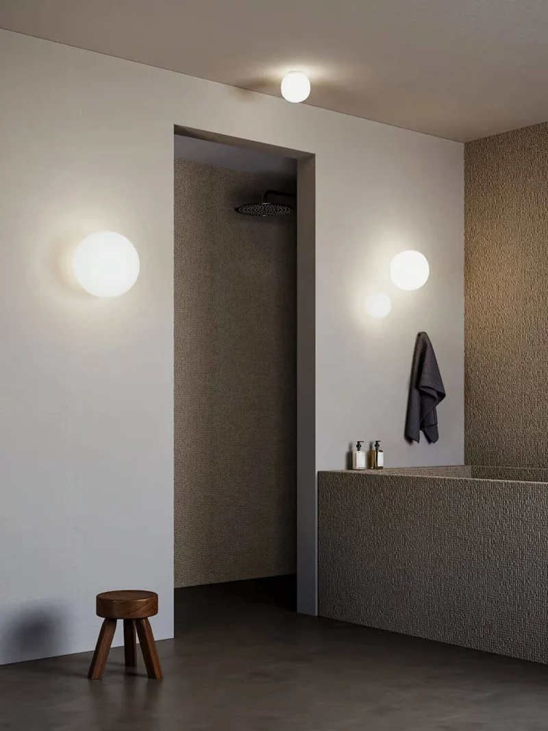 Lodes Volum LED Wand- & Deckenleuchte Dimmbar IP54 Weiß