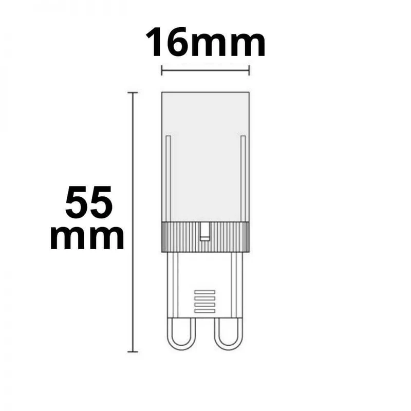 G9 LED Leuchtmittel Neutralweiß 3,5W 410lm