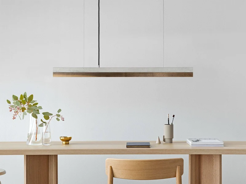 Gantlights C2 LED-Hängelampe 92cm dimmbar Beton