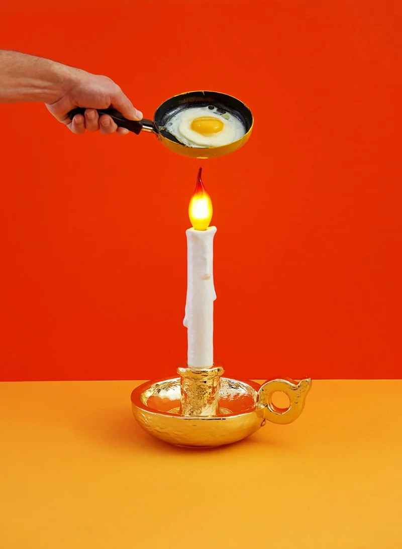 Seletti Grimm Akku-LED-Tischleuchte dimmbar