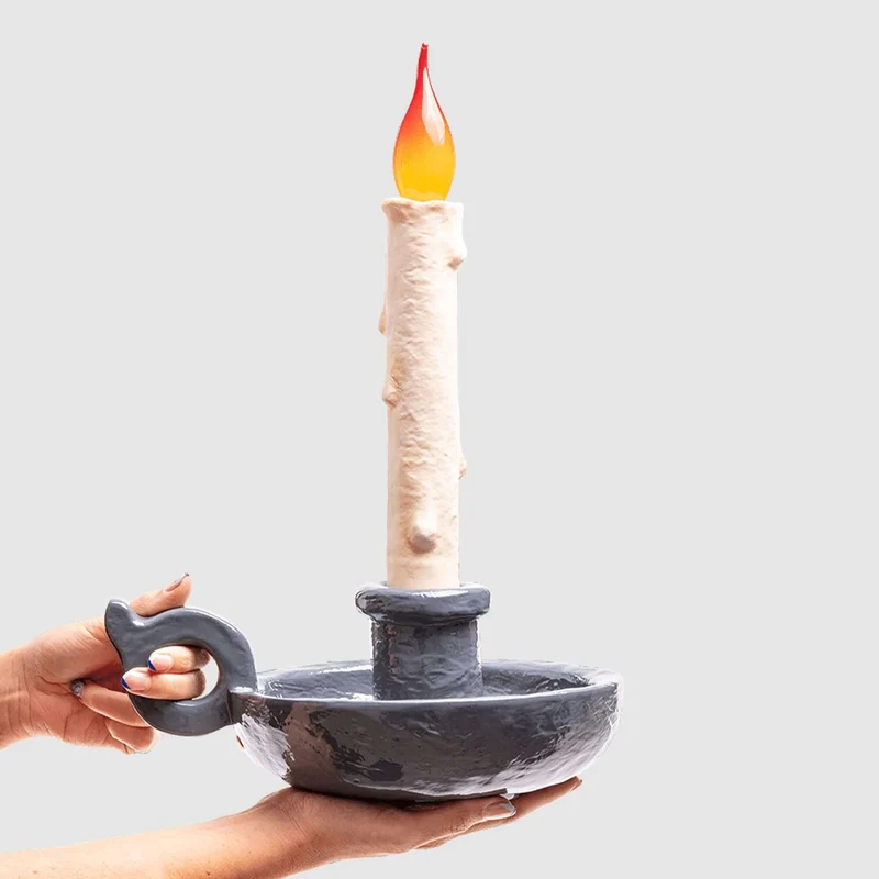Seletti Grimm Akku-LED-Tischleuchte dimmbar