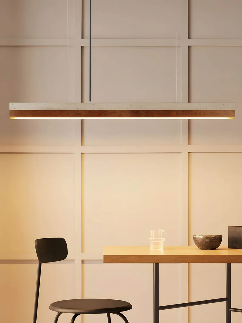 Gantlights C2 LED-Hängelampe 92cm dimmbar Beton