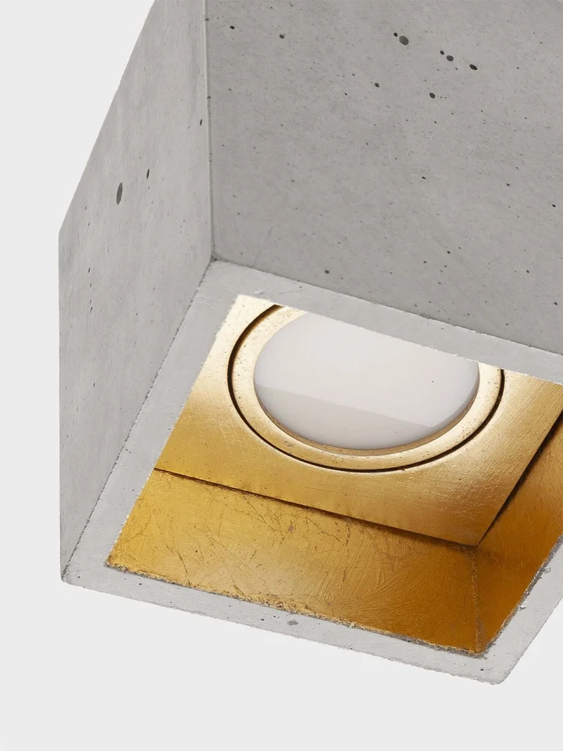 Gantlights B7 Deckenspot quadratisch dimmbar