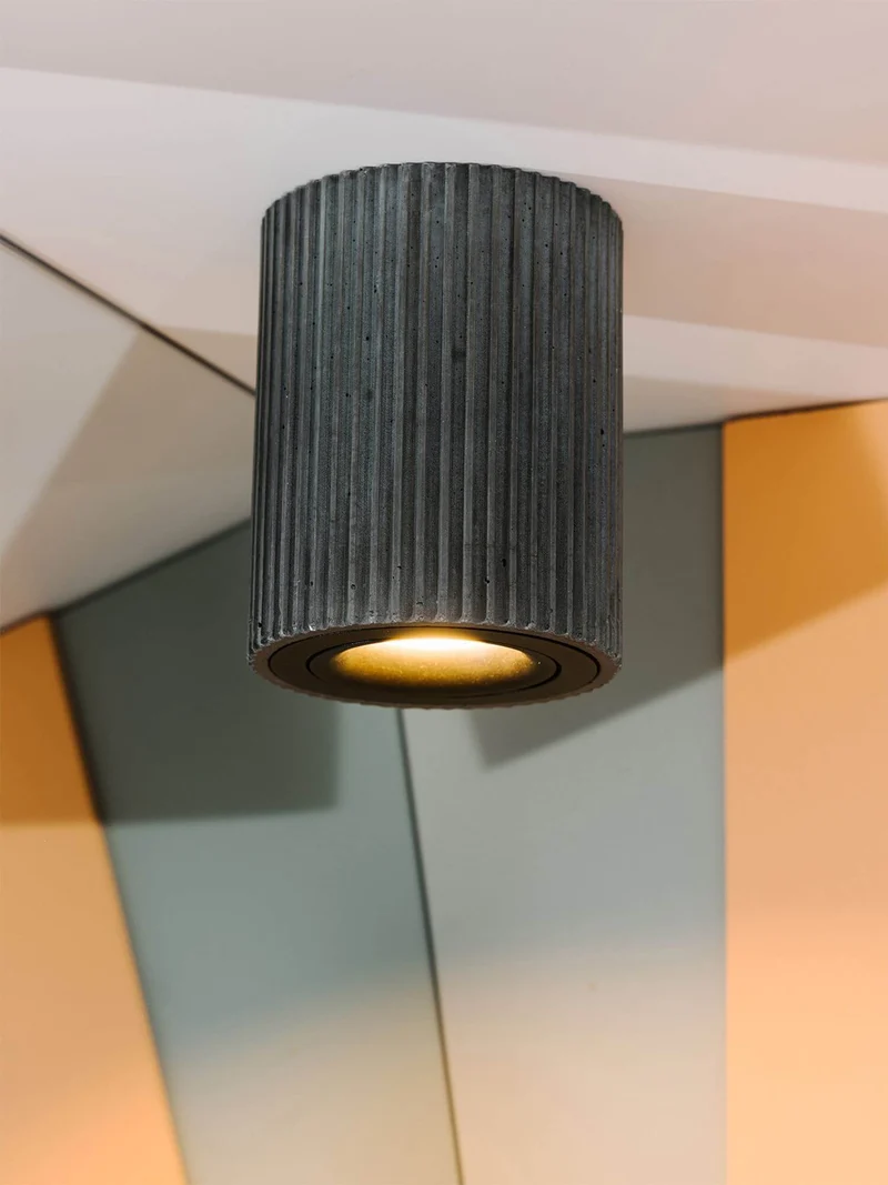 Gantlights S2 schwenkbarer Deckenspot Plissiert