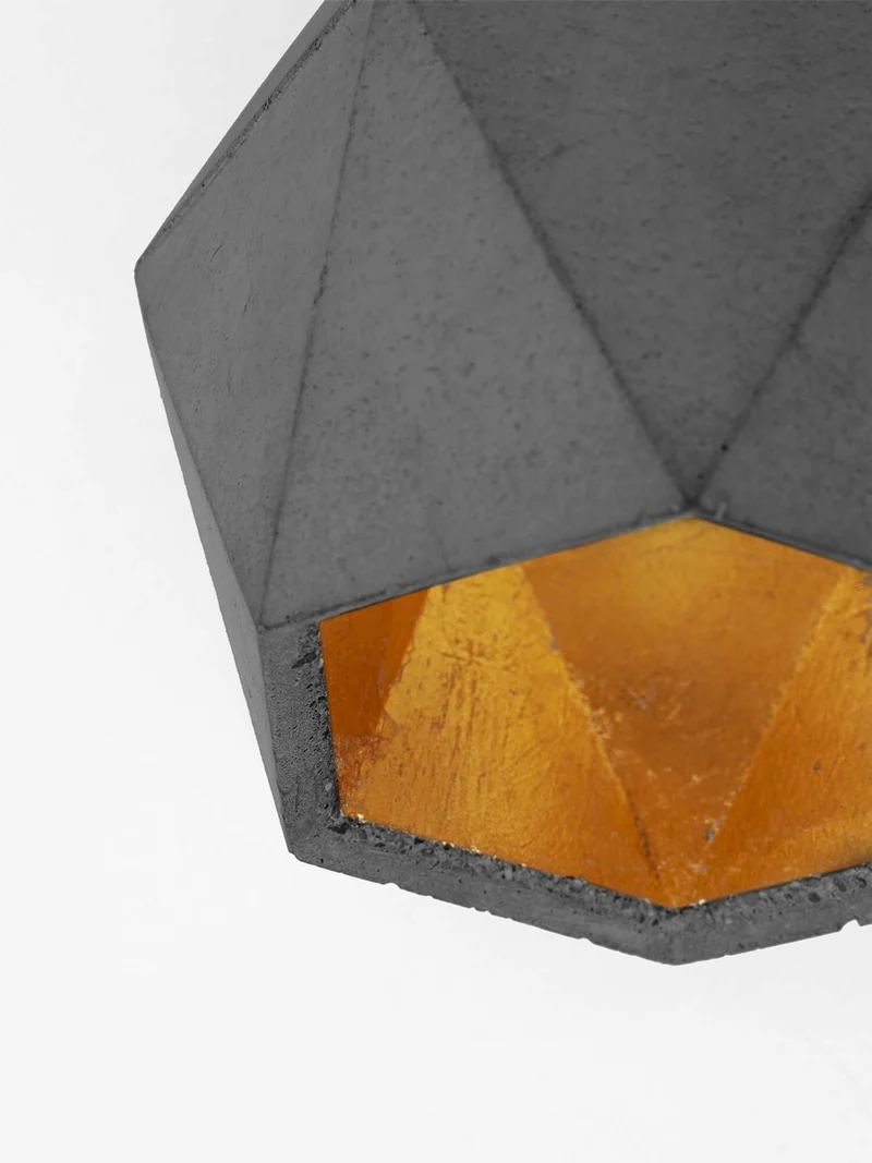 Gantlights T2-Up Tischlampe Beton