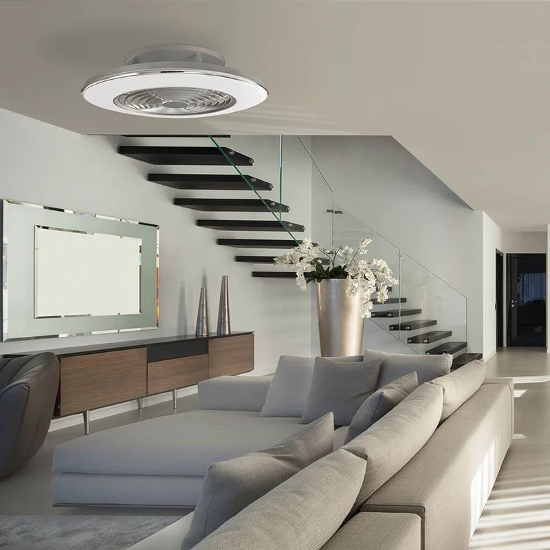 Alisio LED-Deckenleuchte + Ventilator