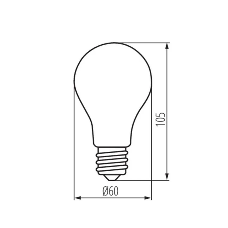 E27 LED Warmweiß 2700K 810lm 7W