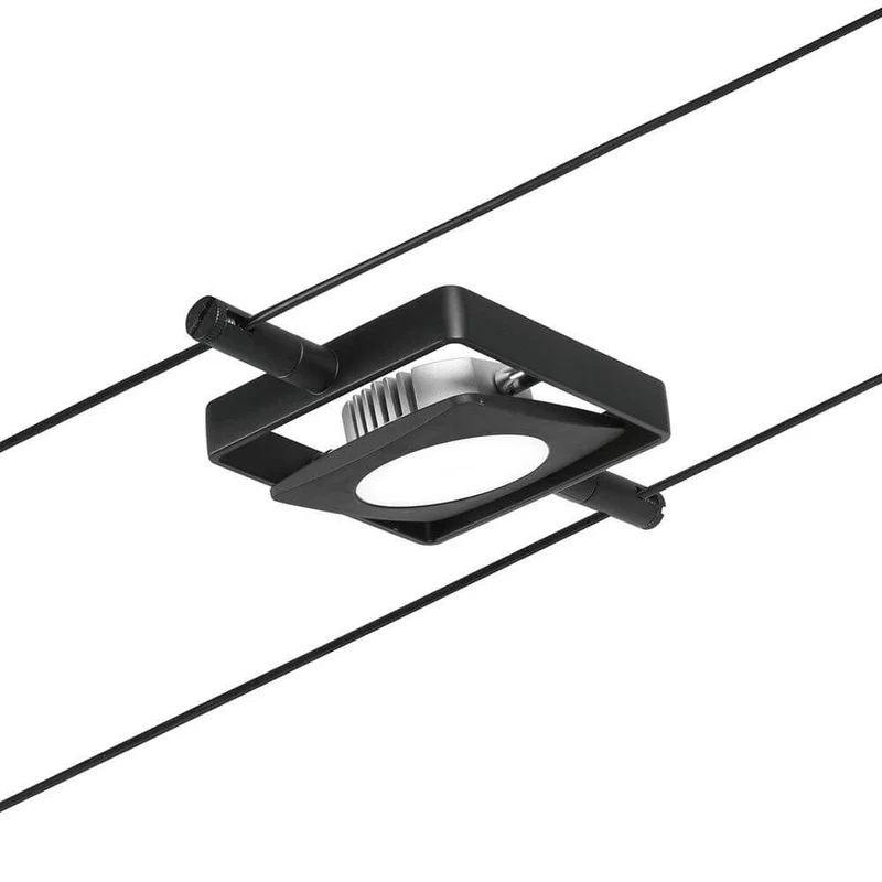 CorDuo LED Seilsystem Mac Basis-Set Schwarz-Matt, Chrom