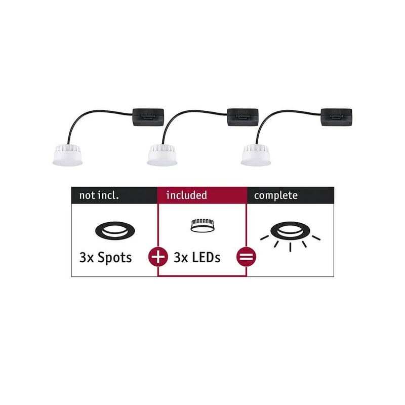 LED Modul Choose LED 3er-Set 2700K