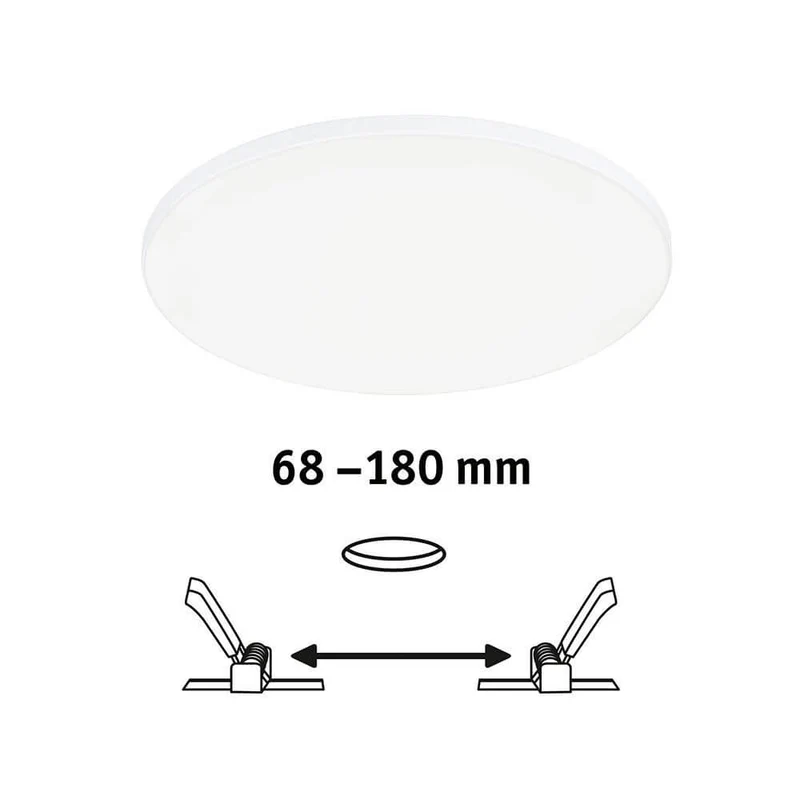 VariFit LED Einbaupanel Veluna Edge Dimmbar IP44