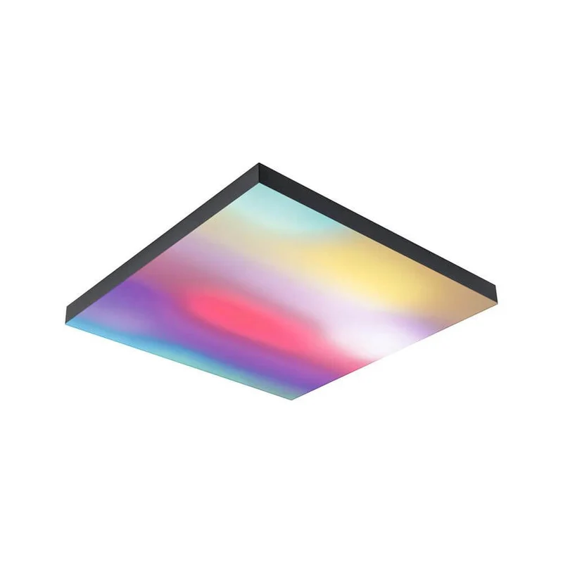 LED Panel Velora Rainbow RGBW Dynamisch Quadratisch Schwarz