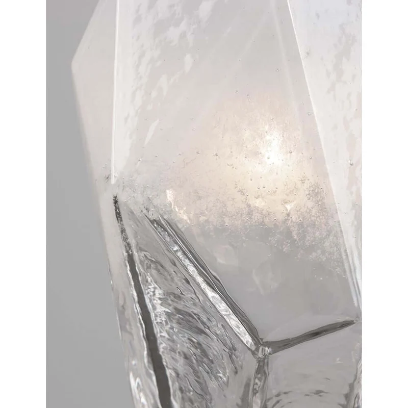 Ice Hängelampe 3-flammig Weiß, Klar