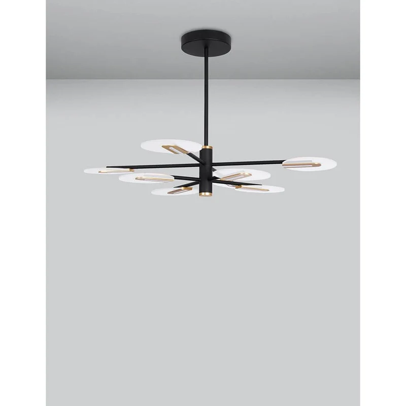 Genti LED Hängeleuchte Gold, Klar