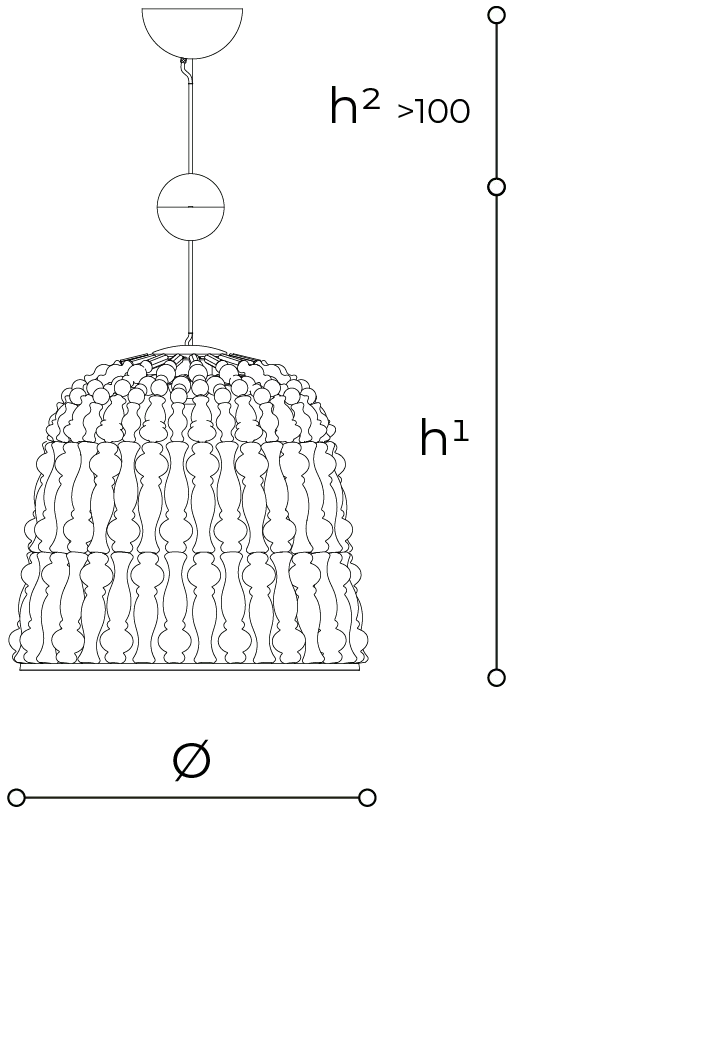 Luminaire Italien