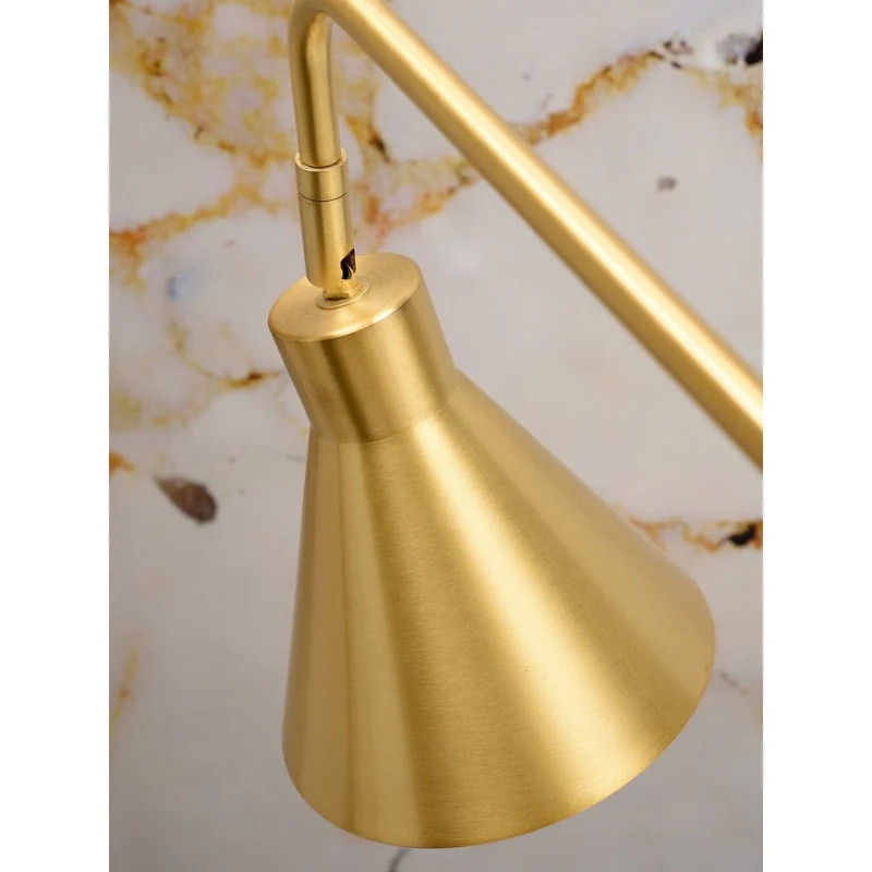 Lampe A Poser Metal Dore