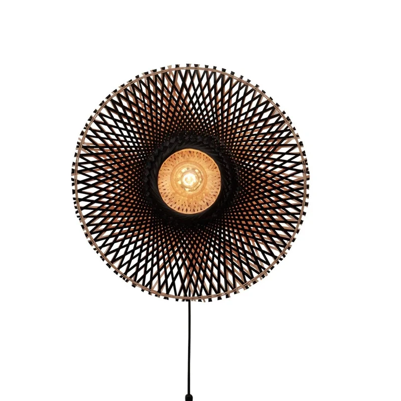 Lampe Murale Noire Industrielle