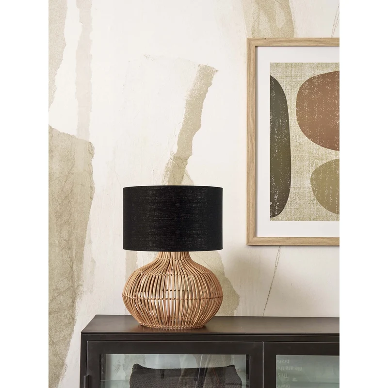 Lampe A Poser Rotin