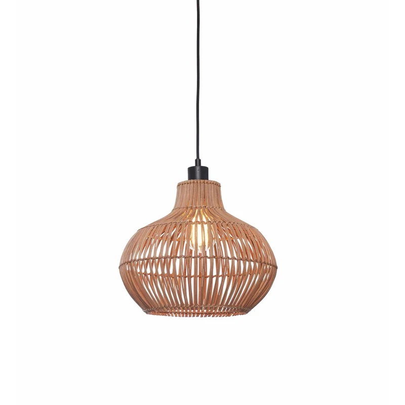 Suspension Luminaire Osier Rotin Bambou