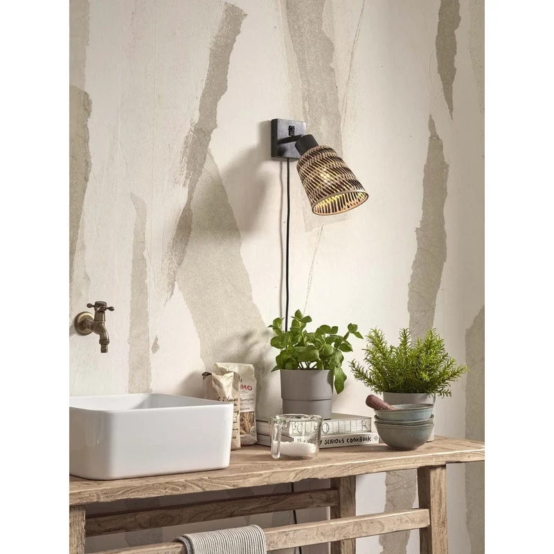 Lampe Murale Noire