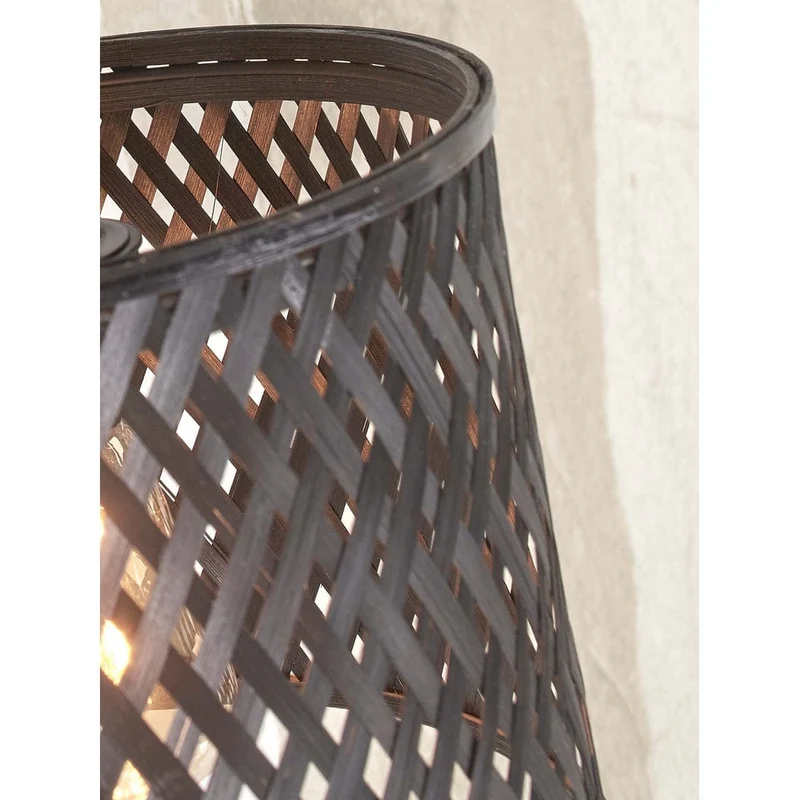 Lampe En Bambou À Poser