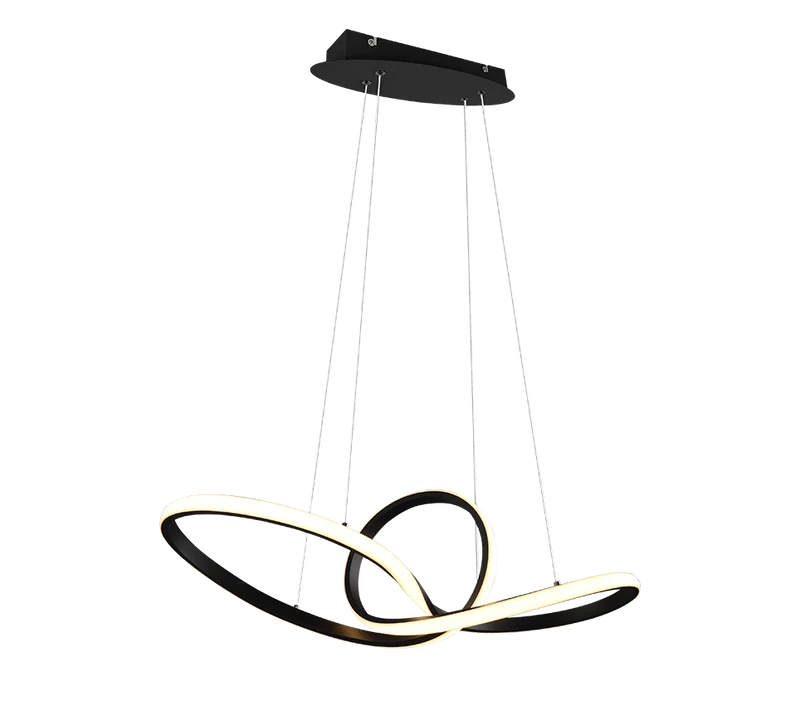 Gros Luminaire Suspendu Noir