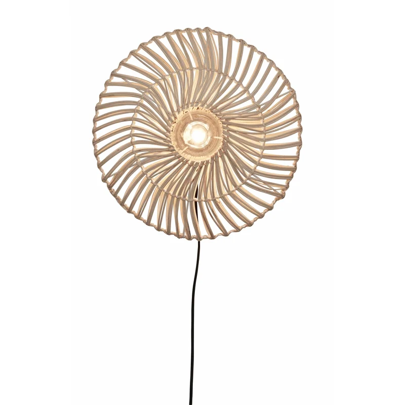 Applique Ronde Rotin Bohème