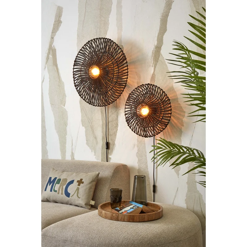Applique Mural Rotin Chambre