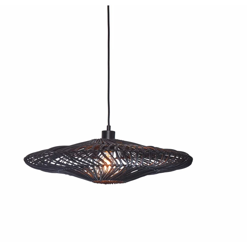 Suspension Lampe Rotin