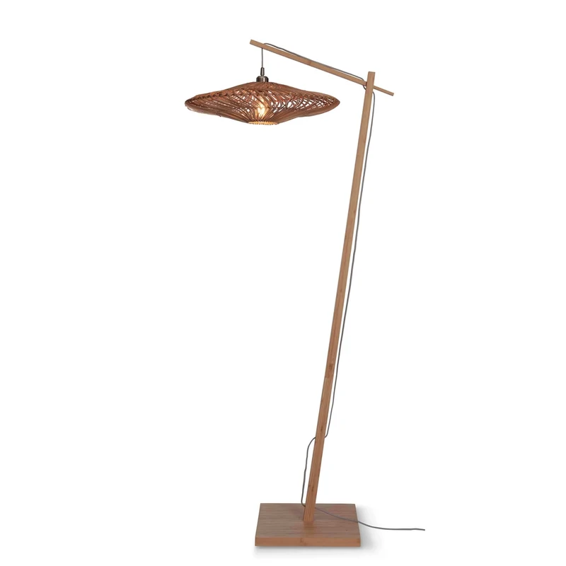Lampadaire En Rotin