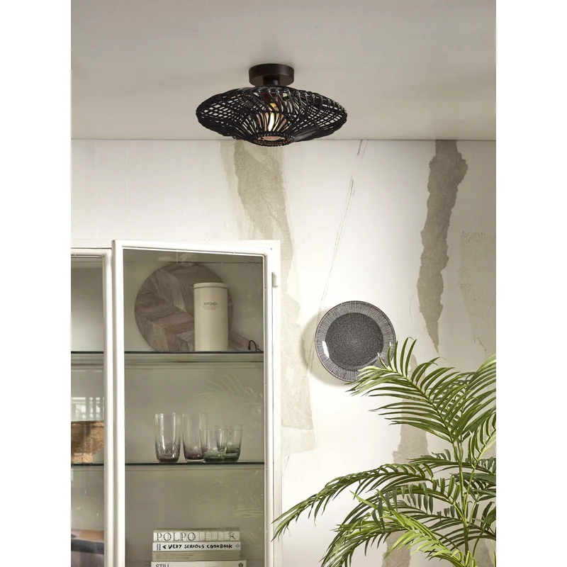 Luminaire Rotin Osier