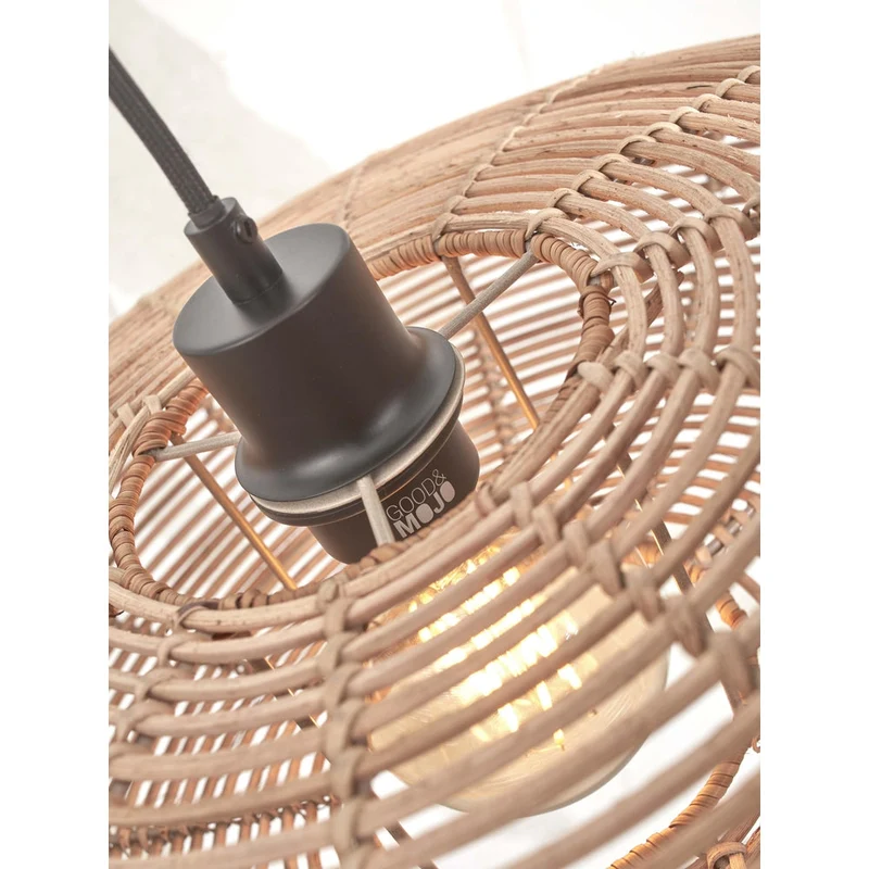 Suspension Rotin Vintage