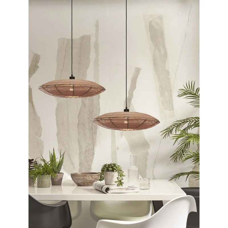 Suspension Rotin Vintage
