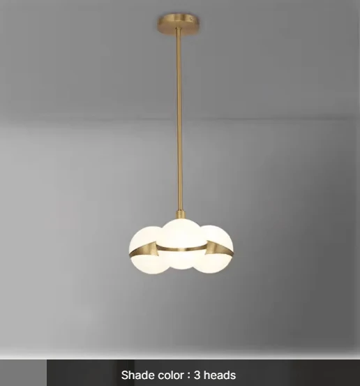 Suspension Globe Laiton