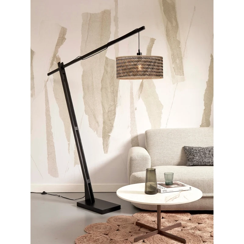 Lampadaire Salon Sur Pied Noir