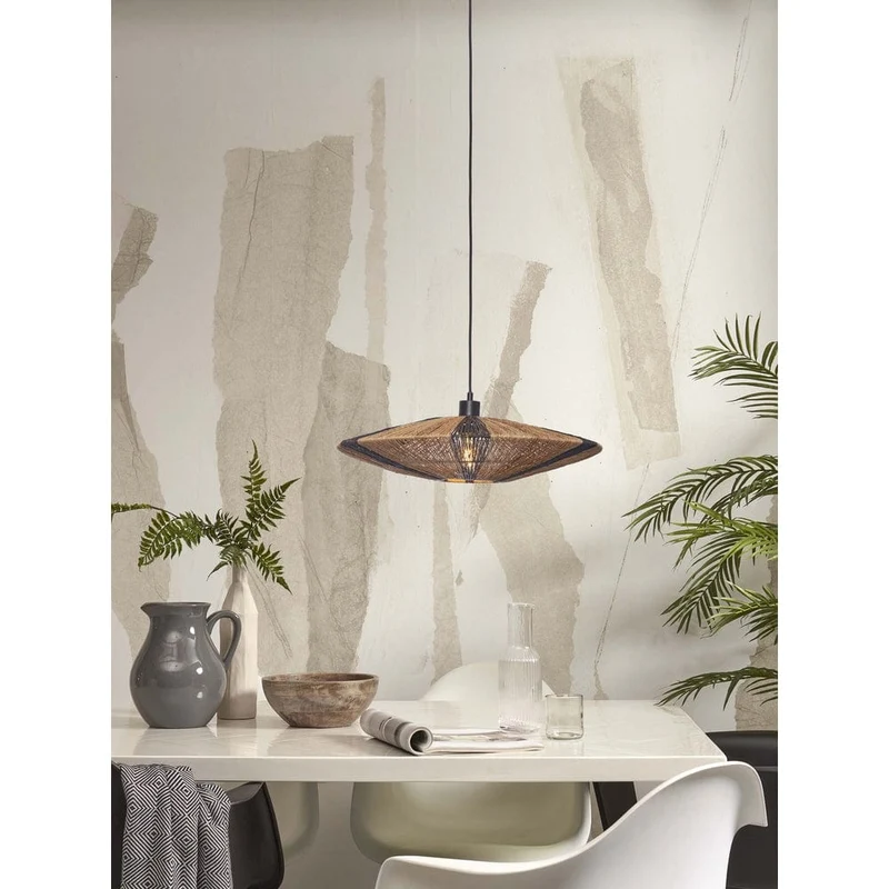 Suspension Luminaire Rotin Bambou